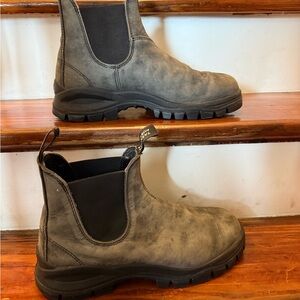 Men's blundstones Slip-On Work Chelsea Boots - Gray